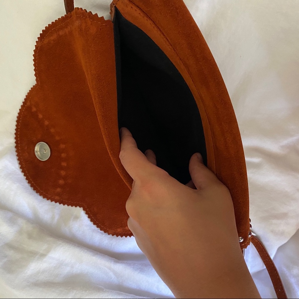 Sandro Suede Crossbody Purse - Picture 4 of 7